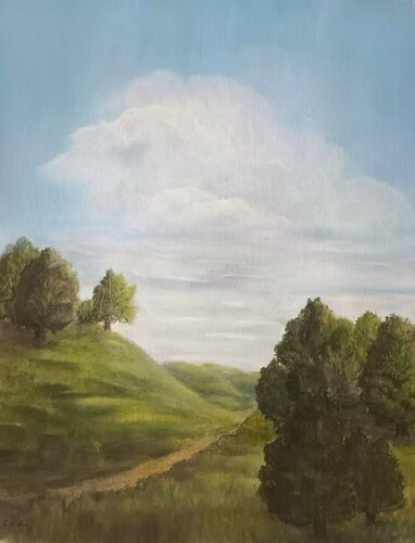 The Cloud by Charlotte Eder, Painting for Sale on Select