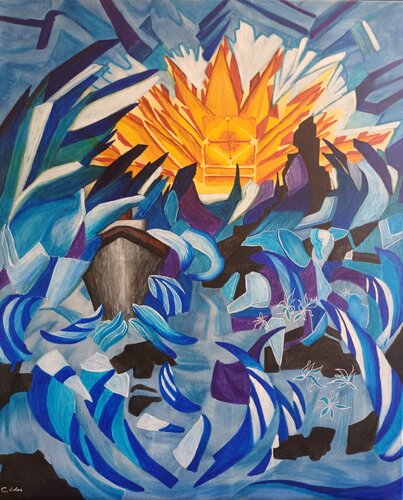 Cruising in the Gulf of Mexico by Charlotte Eder, Painting for Sale on Select