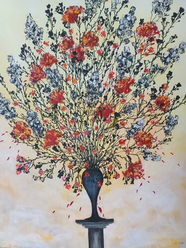 Pedestal Life by Charlotte Eder, Painting for Sale on Select