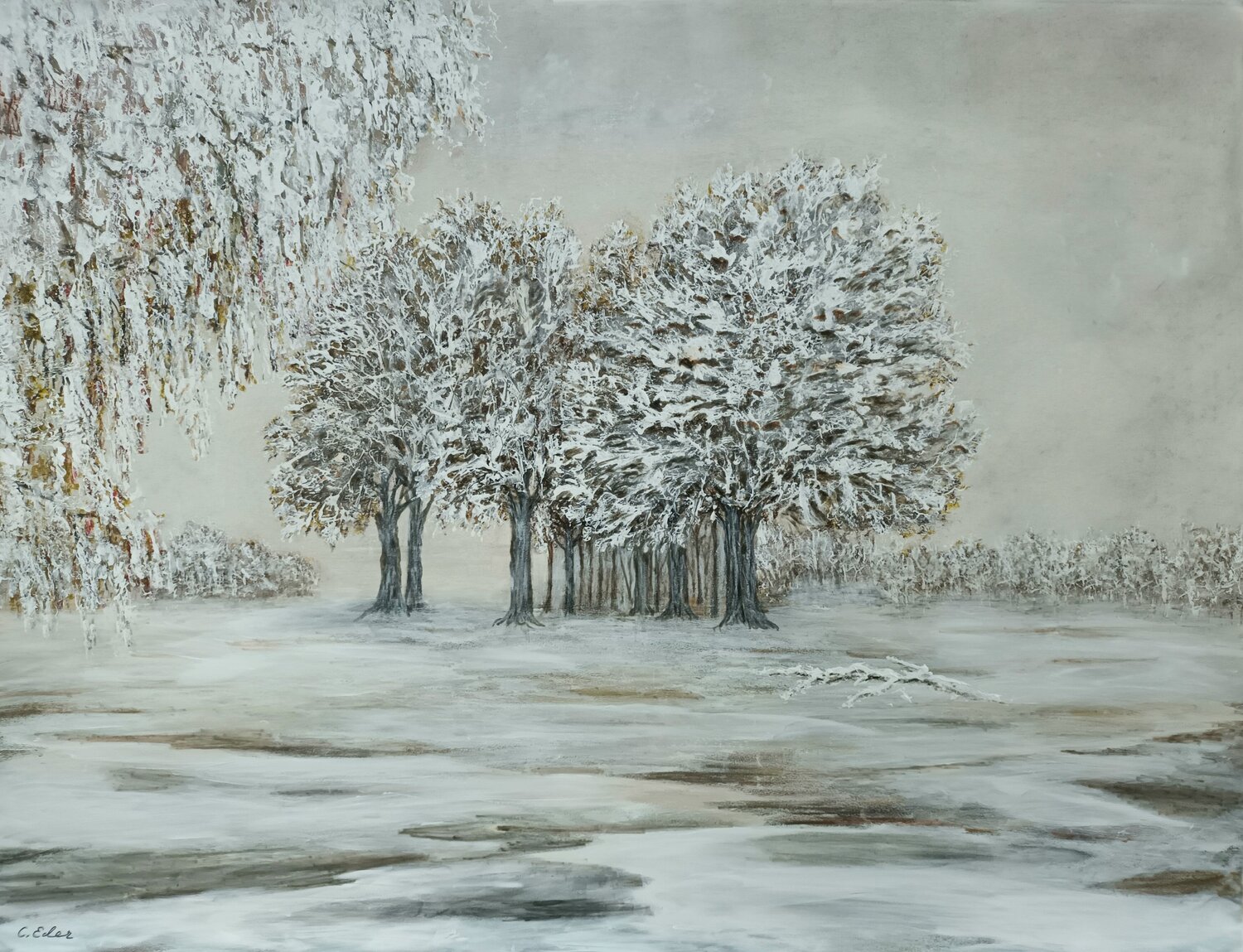 Unexpected Charlotte Eder Original painting for sale
