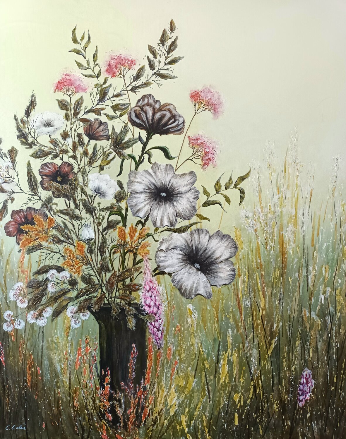c o l o r i z e d life Charlotte Eder Original painting for sale