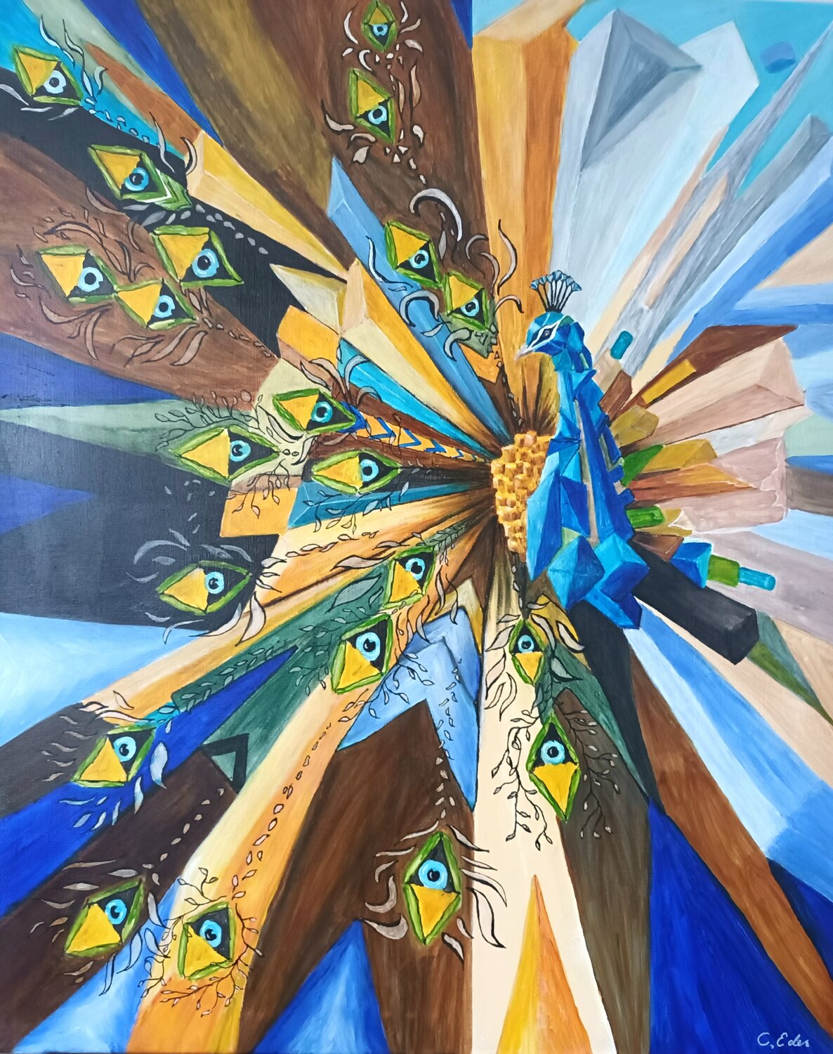 The Emperor Charlotte Eder Original painting for sale