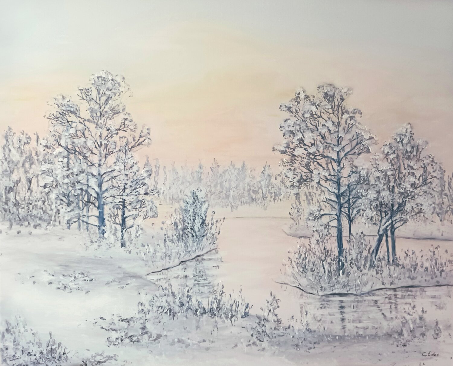 Still Charlotte Eder Original painting for sale