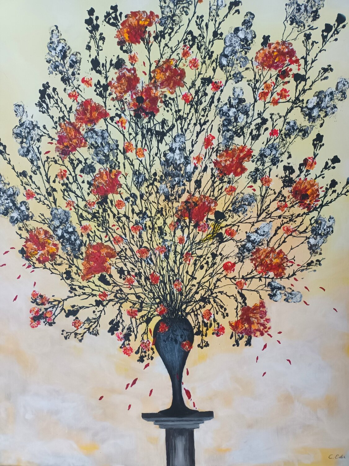 Pedestal Life Charlotte Eder Original painting for sale