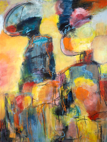 L'écho de la sincérité by Véronique Besançon, Painting for Sale on Select