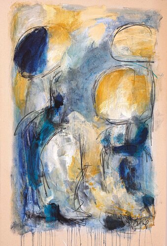 J'ancre mon héritage by Véronique Besançon, Painting for Sale on Select