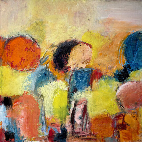 J'habite la terre entière by Véronique Besançon, Painting for Sale on Select