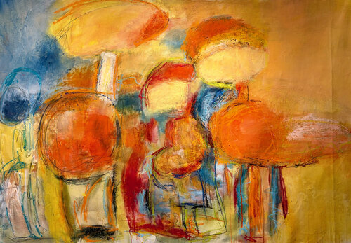 L'oiseau d'or by Véronique Besançon, Painting for Sale on Select