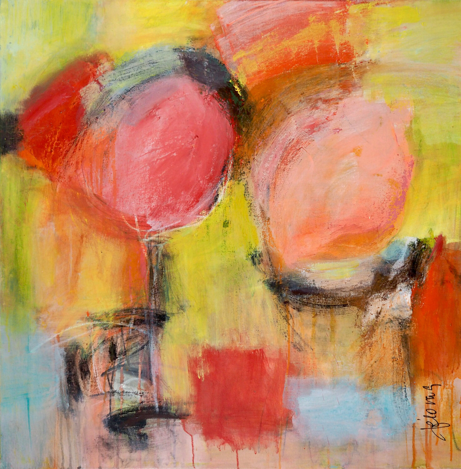 Je clame le pouvoir sacré Véronique Besançon Original painting for sale