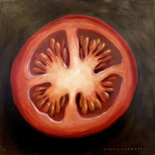 Scarlet Core by Jukka Klemetti, Painting for Sale on Select