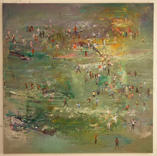 PEUPLEMENT 2 by denis orhant, Painting for Sale on Select