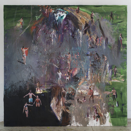 Grand Peuplement by denis orhant, Painting for Sale on Select