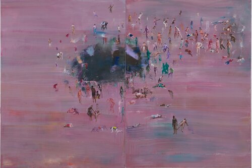 PARAGES (dyptique) by denis orhant, Painting for Sale on Select
