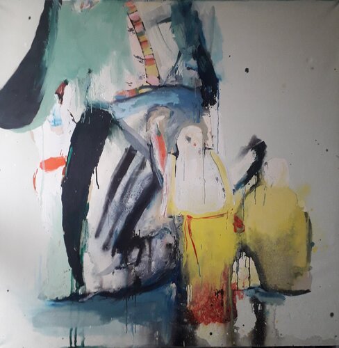 Statuettes evanescentes by denis orhant, Painting for Sale on Select