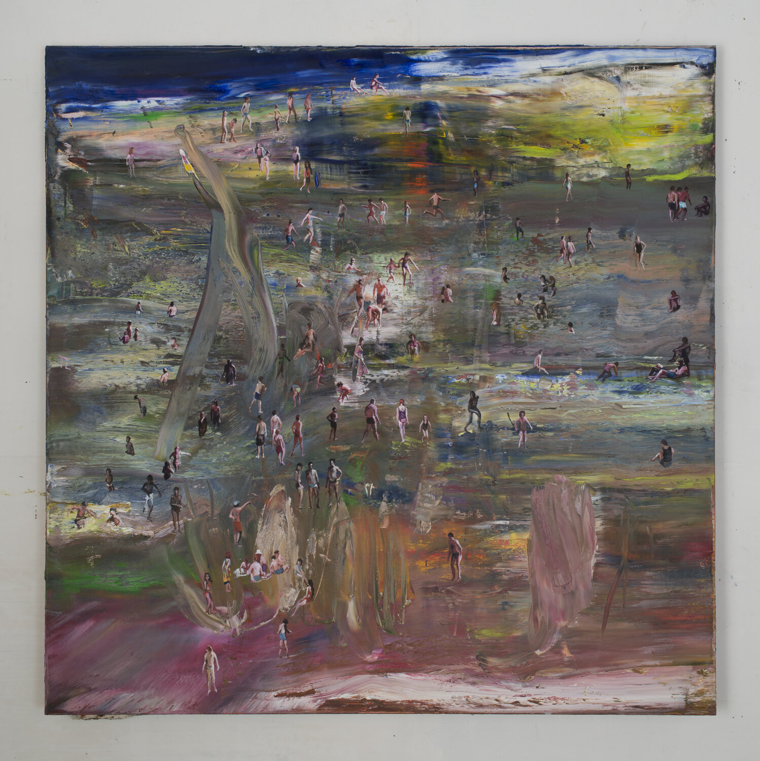 PEUPLEMENT 1 denis orhant Original painting for sale