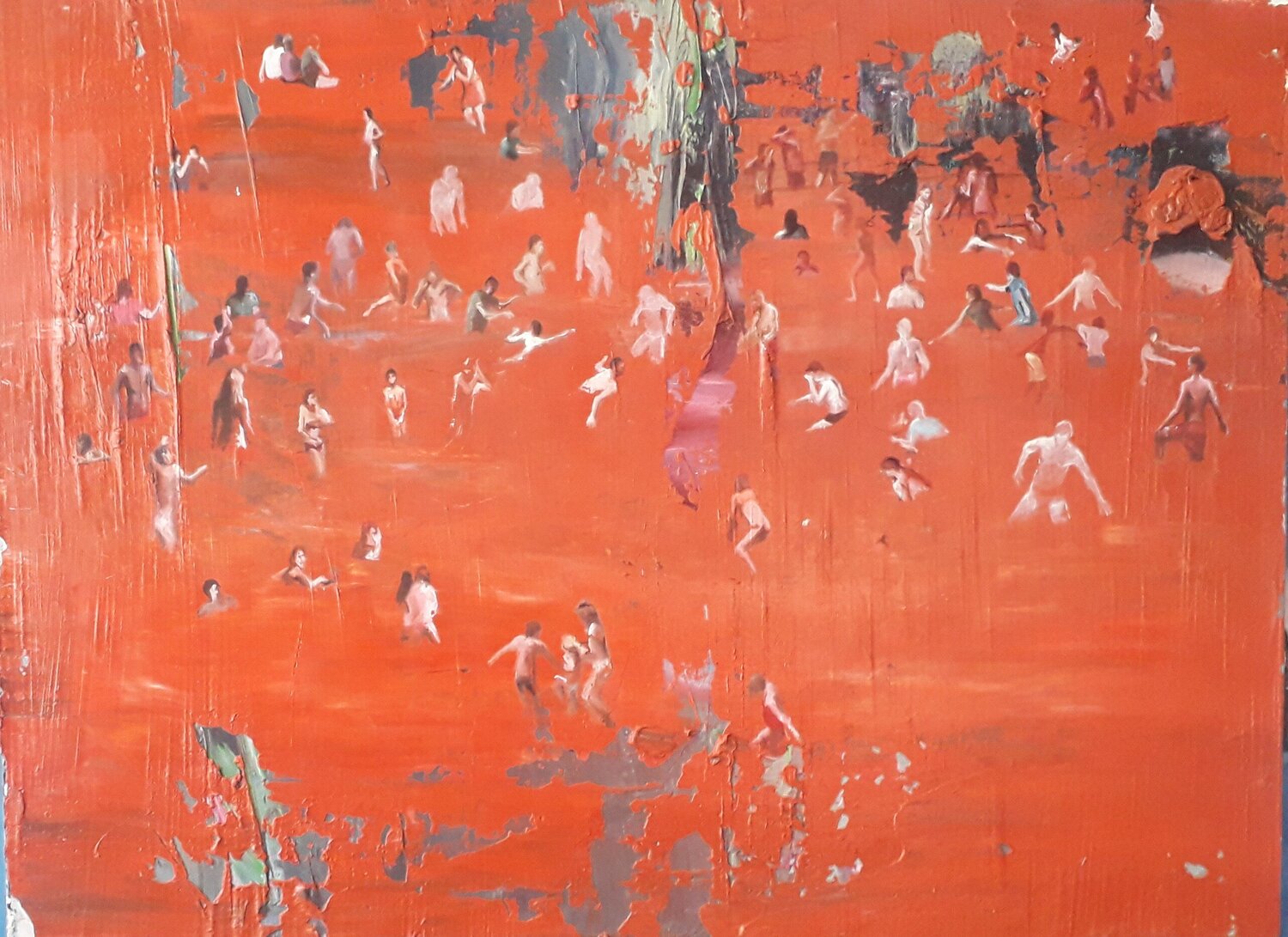 Quelques uns d'entre eux denis orhant Original painting for sale