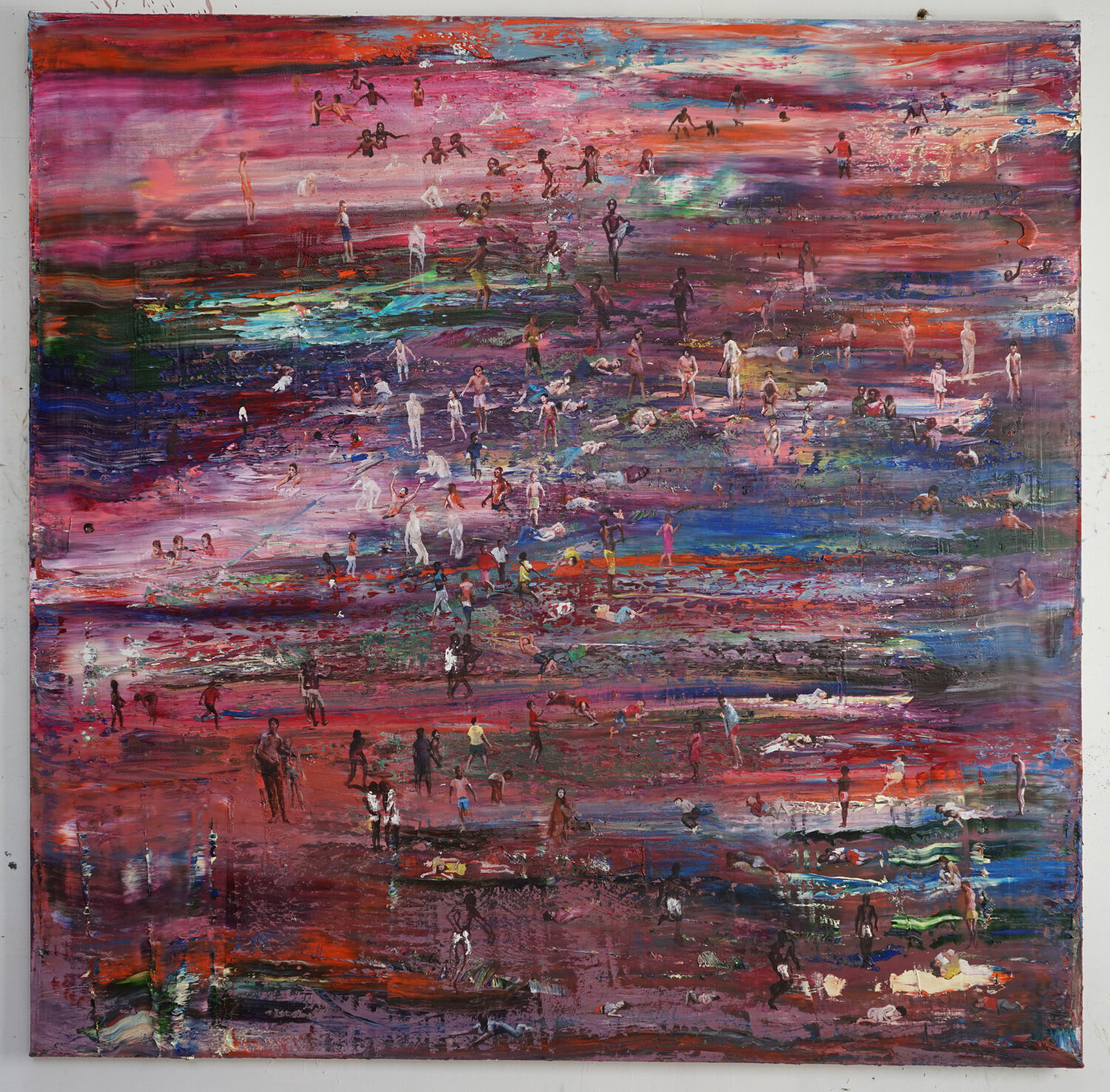 PEUPLEMENT 3 denis orhant Original painting for sale