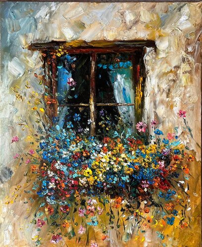 Flower assortment by Marina Gavrilova, Painting for Sale on Select