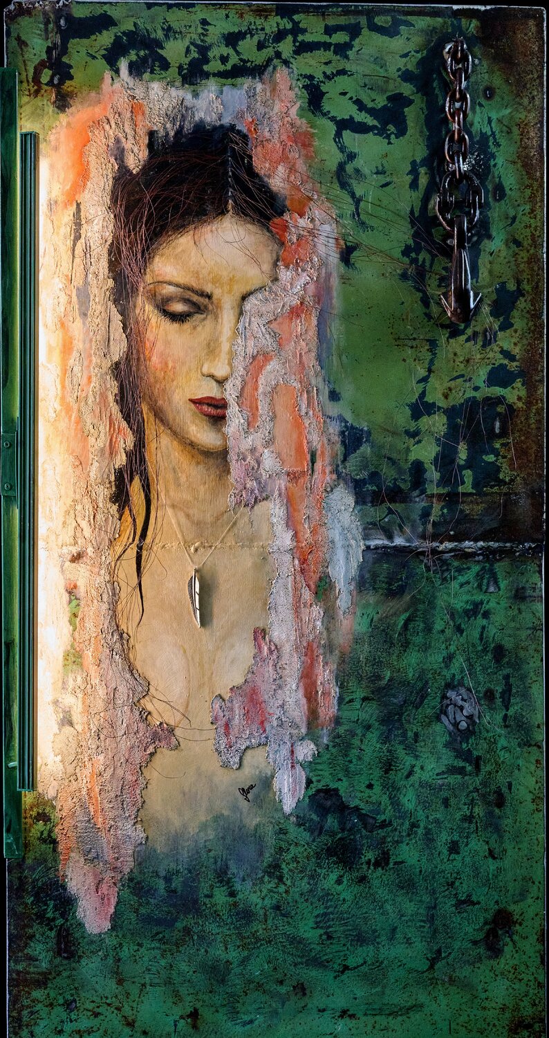 Reflection ARTEINDUSTRIALE Original painting for sale