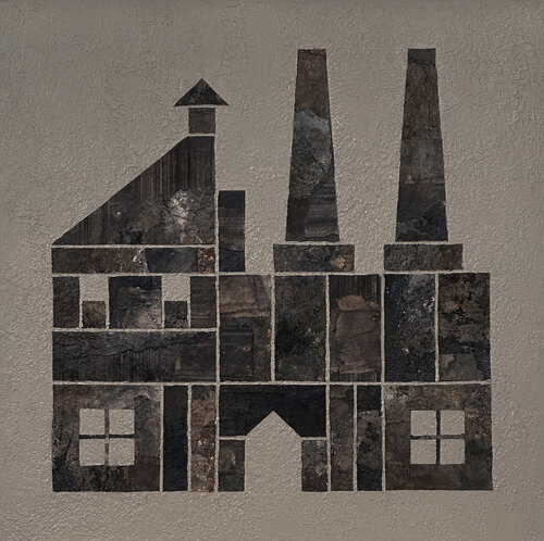 Factory 02 (Confluence of Ashes) by Michael Mathews, Painting for Sale on Select