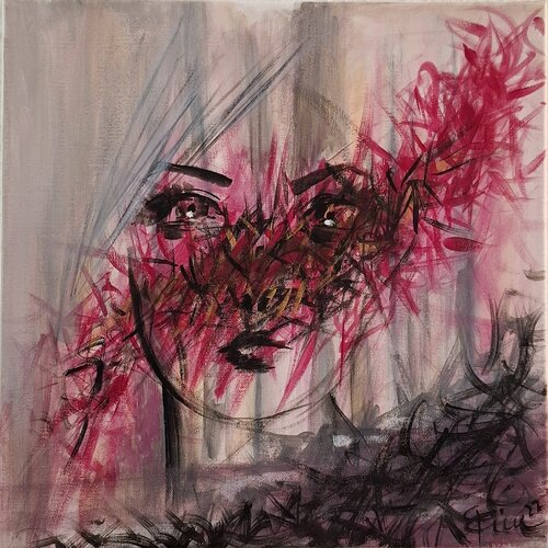 Angry by Rim Elias, Painting for Sale on Select