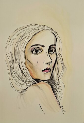 Maya by Rim Elias, Painting for Sale on Select