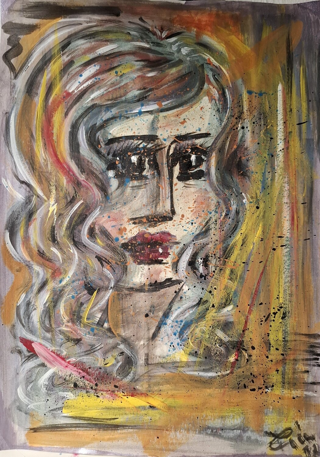 The Stranger Rim Elias Original painting for sale