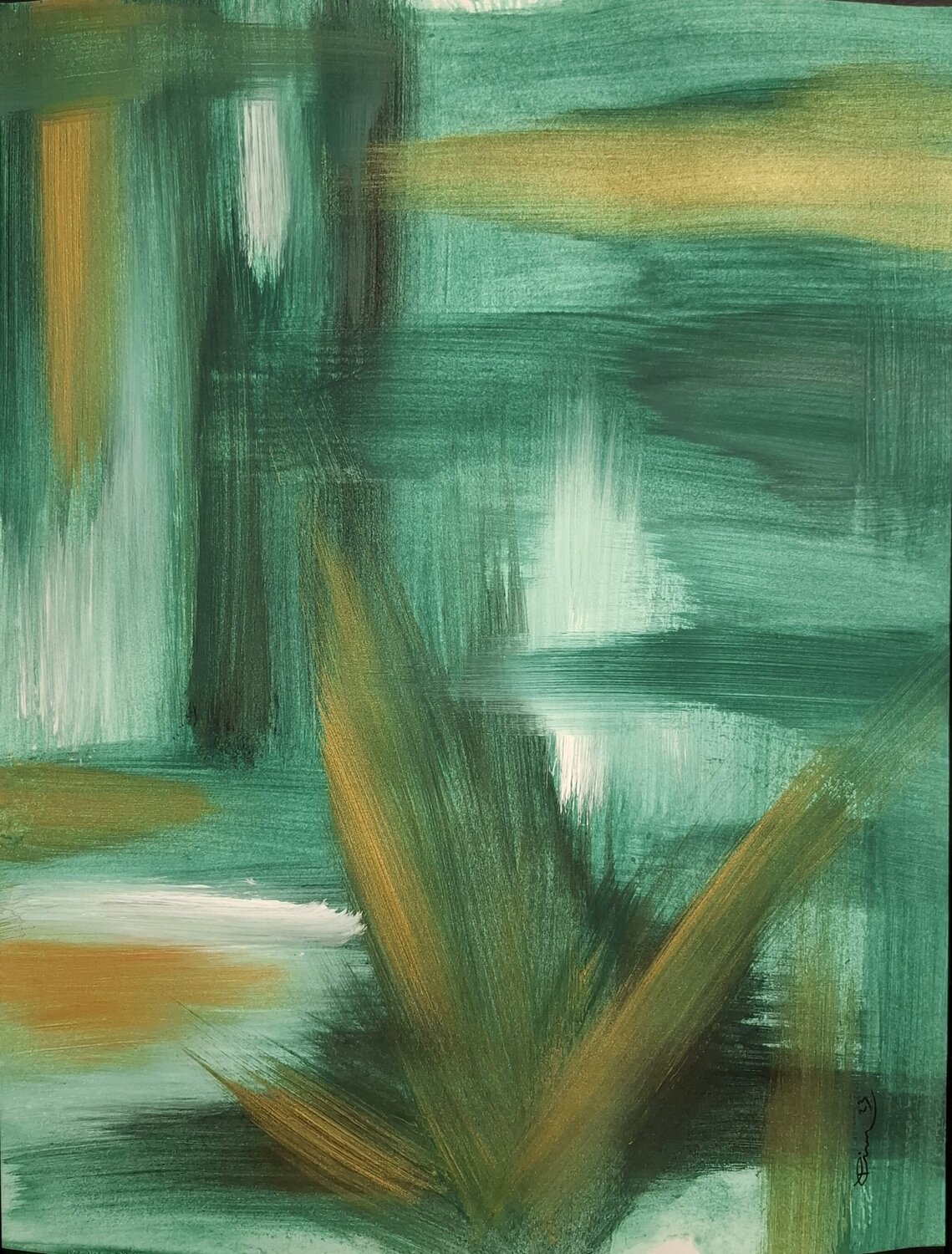 Emerlad Rim Elias Original painting for sale