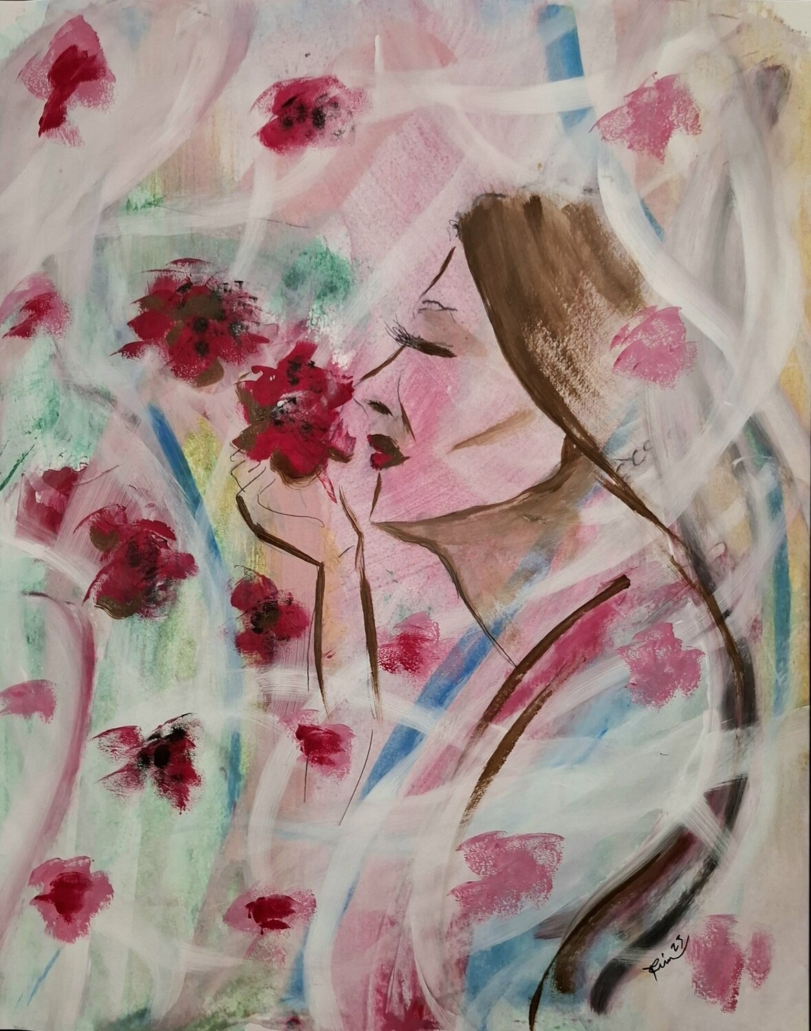 The soul Rim Elias Original painting for sale