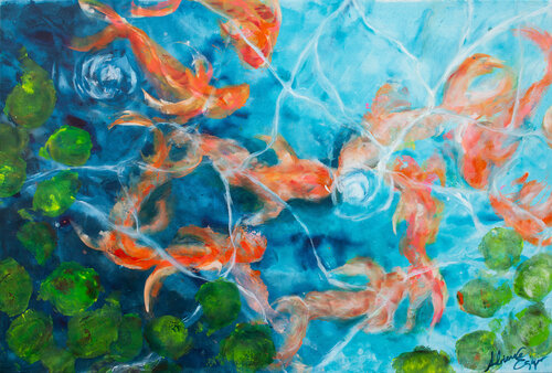 Whimsy N°2 (As Near As I Am Far/Body-Printing) by Adrienne Egger, Painting for Sale on Select