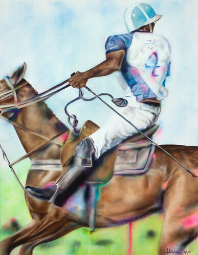 Sport of Kings N°1 by Adrienne Egger, Painting for Sale on Select