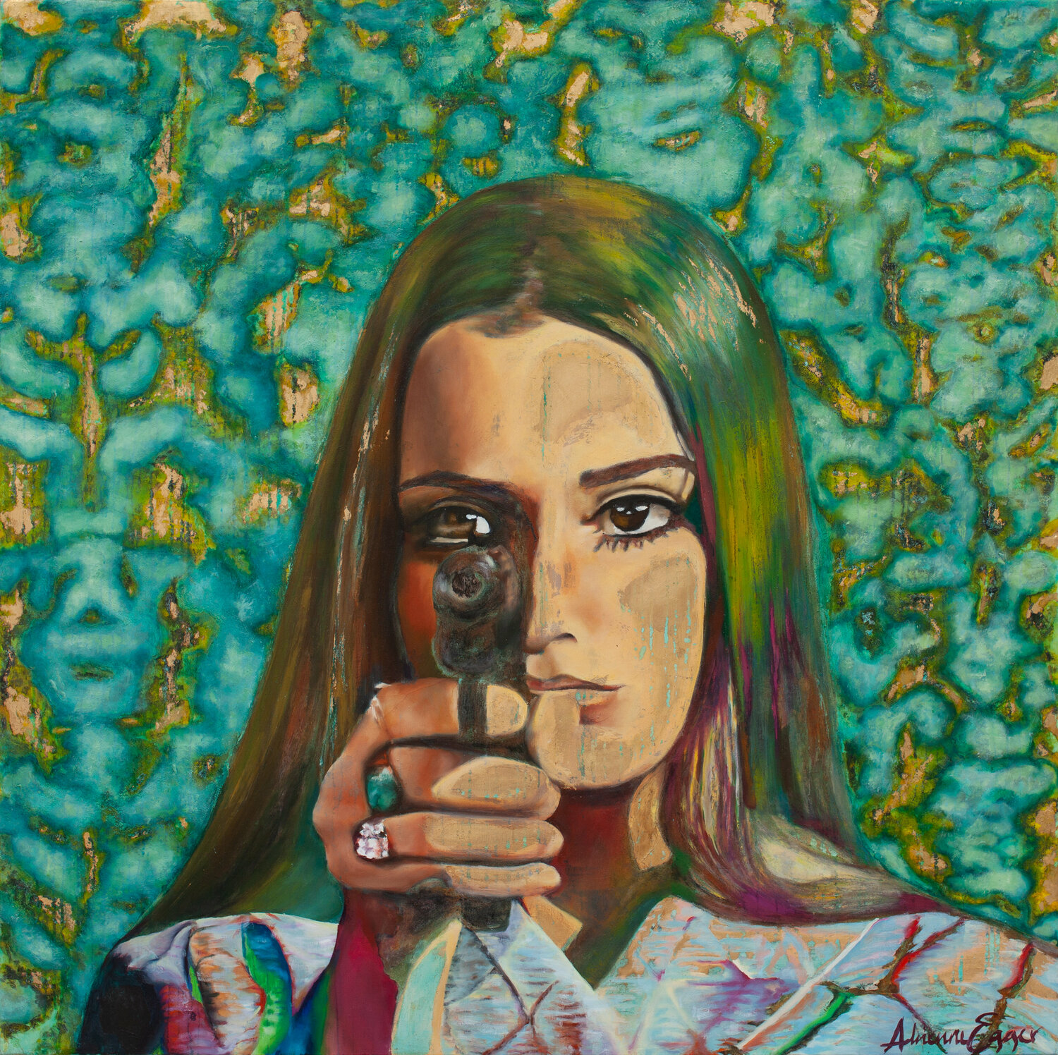 Kill Your Fear N°2 Adrienne Egger Original painting for sale