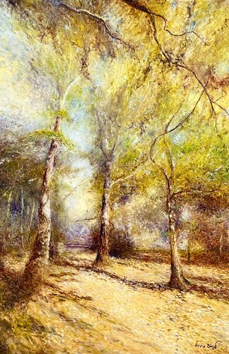 Les Trois Feuillus by Arno BIGOT, Painting for Sale on Select