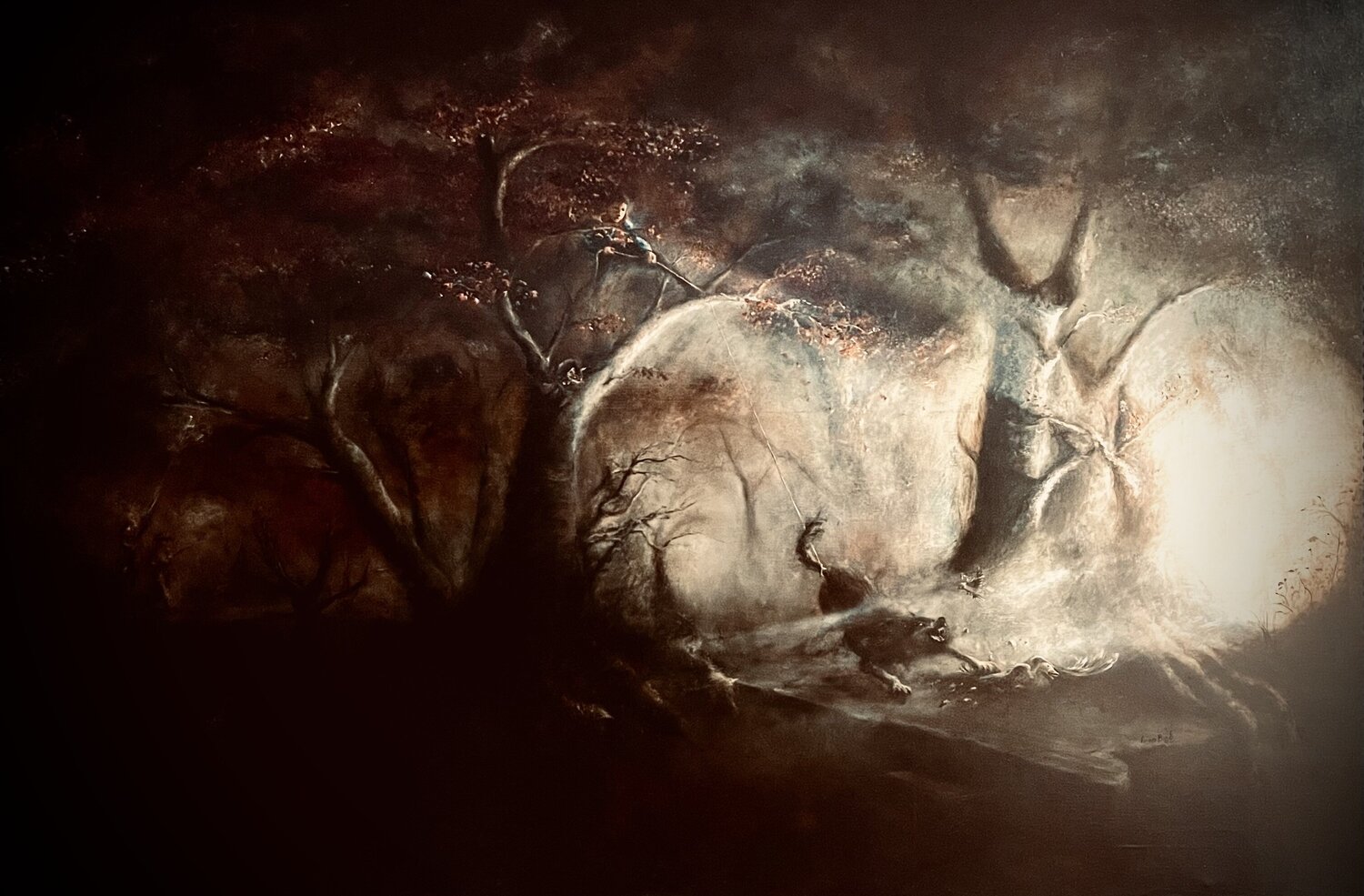 Peter and the Wolf - La capture Arno BIGOT Original painting for sale