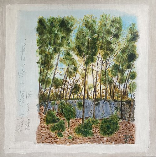 La Pinède by FRANCOIS D'ARDAILHON, Painting for Sale on Select