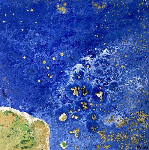 Archipel by FRANCOIS D'ARDAILHON, Painting for Sale on Select