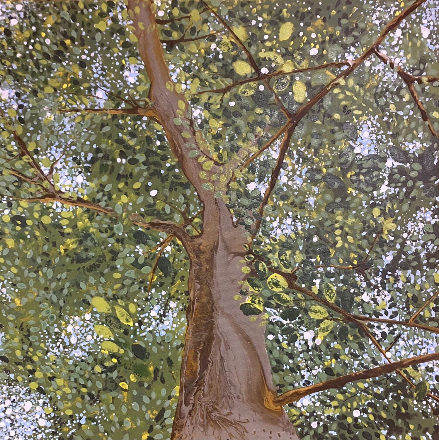 J'ai rêvé sous l'arbre FRANCOIS D'ARDAILHON Original painting for sale