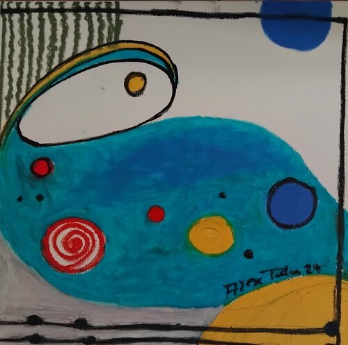 Aquarium by Alex Terla, Painting for Sale on Select