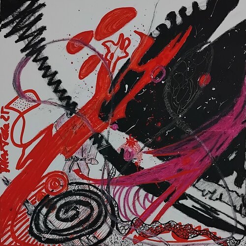 Karate Kid belated II c- orange by Alex Terla, Painting for Sale on Select