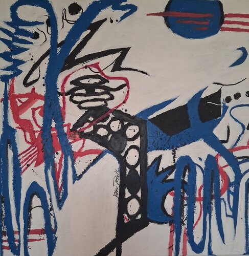 Beyond the Lines by Alex Terla, Painting for Sale on Select