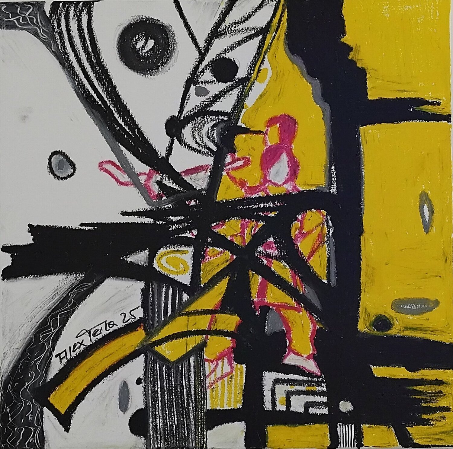 Karate Kid belated Alex Terla Original painting for sale