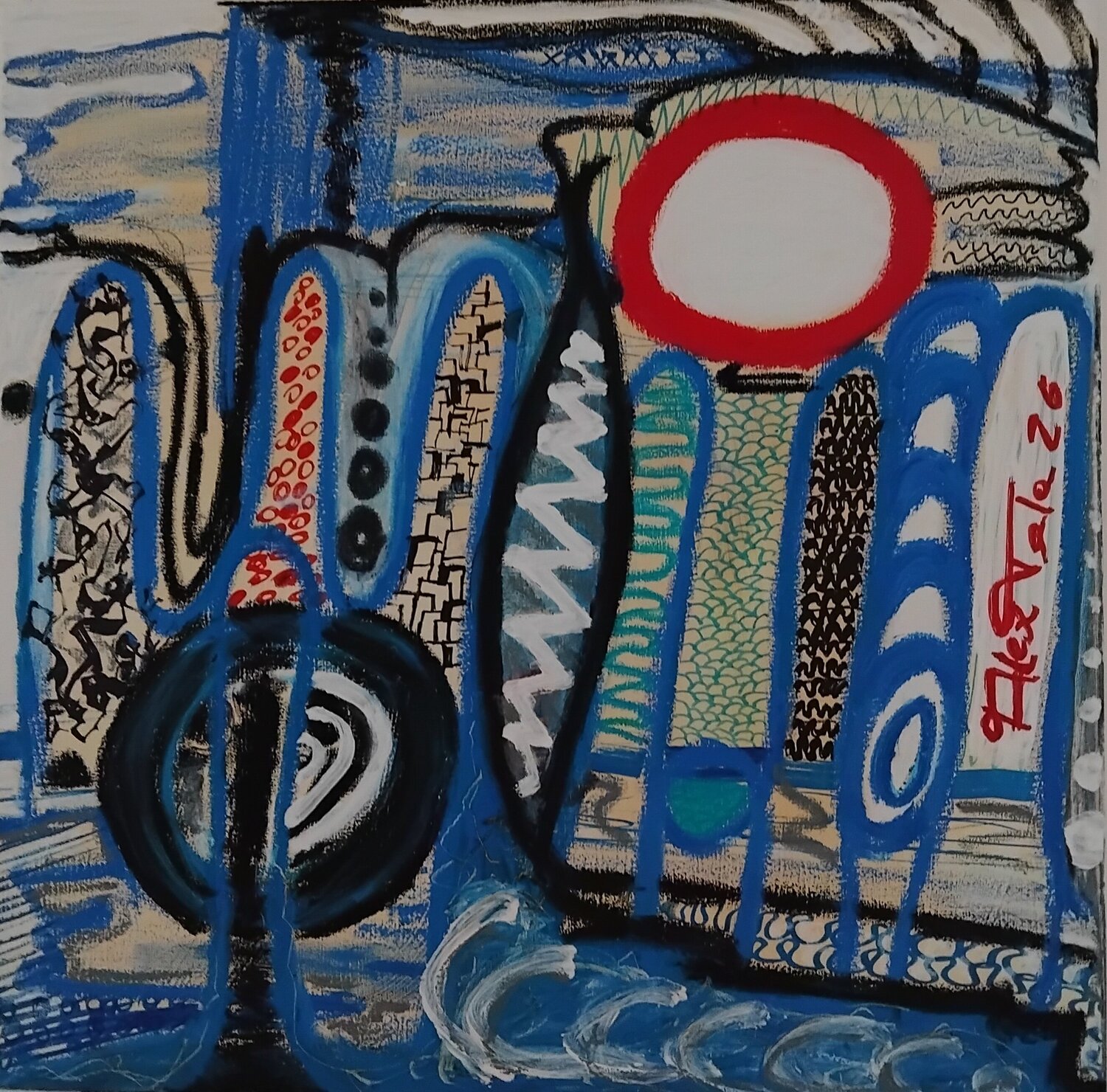 Waves of 2025 Alex Terla Original painting for sale