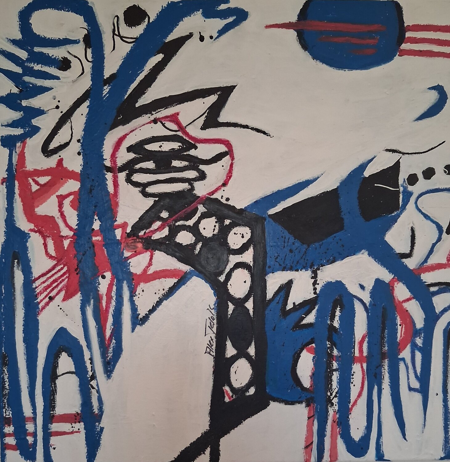 Beyond the Lines Alex Terla Original painting for sale