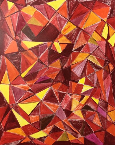 Fireglow by Valentina Câmpean, Painting for Sale on Select