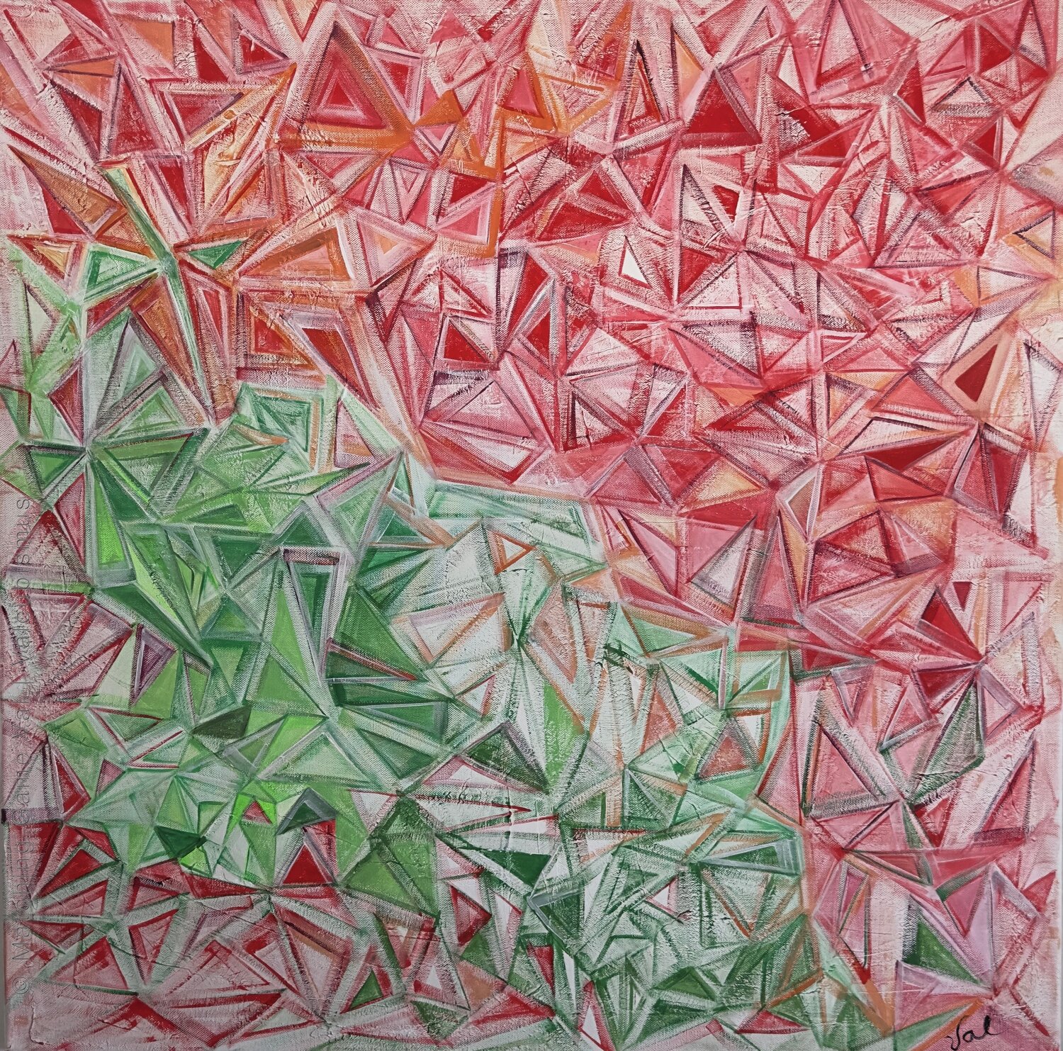 Matching Game Valentina Câmpean Original painting for sale