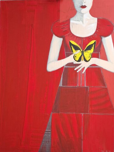 Vivid Joy Impact by Ursula Haider-Seggl, Painting for Sale on Select