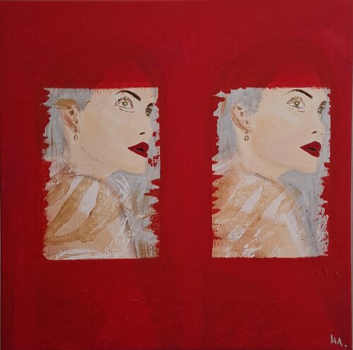 Iconic Angelina Surge by Ursula Haider-Seggl, Painting for Sale on Select