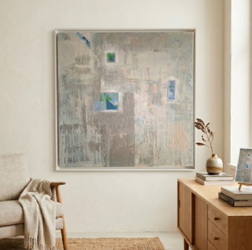 Gentle Connection Wave by Ursula Haider-Seggl, Painting for Sale on Select