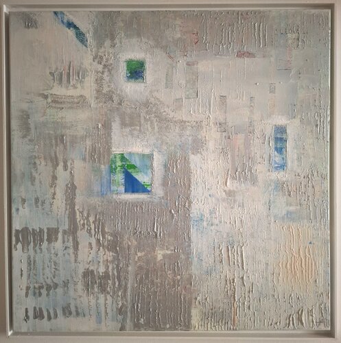 Gentle Connection Wave by Ursula Haider-Seggl, Painting for Sale on Select