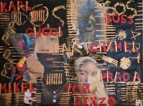 Twenty One Brands by Ursula Haider-Seggl, Painting for Sale on Select